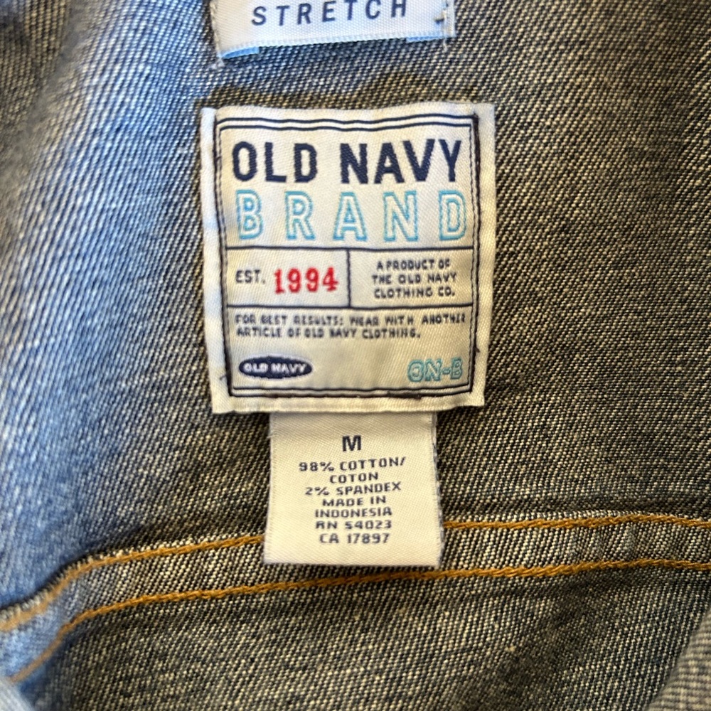 Old Navy Y2K Vintage Womens Denim‎ Jacket Size Medium Excellent Condition - Picture 9 of 9